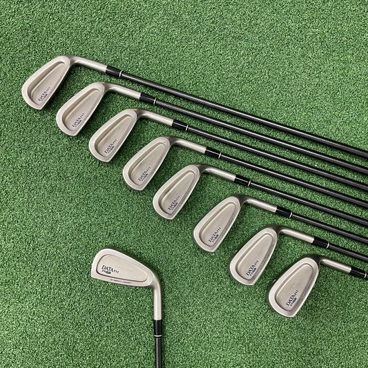 PRGR DATA 711 IRON SET 9 PC 4-PW-AW-SW GRAPHITE SHAFTS (SR) #IS280